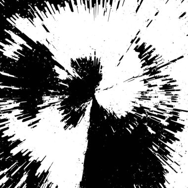 Siyah ve beyaz renklerde soyut grunge arkaplanı. vektör illüstrasyonu
