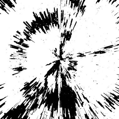 Siyah ve beyaz renklerde soyut grunge arkaplanı. vektör illüstrasyonu