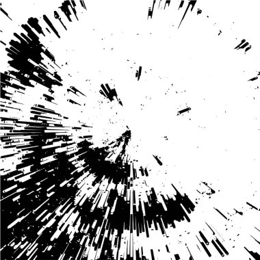 Siyah ve beyaz renklerde soyut grunge arkaplanı. vektör illüstrasyonu