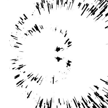 Siyah ve beyaz renklerde soyut grunge arkaplanı. vektör illüstrasyonu