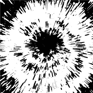 Siyah ve beyaz renklerde soyut grunge arkaplanı. vektör illüstrasyonu