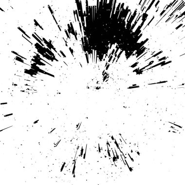 Siyah ve beyaz renklerde soyut grunge arkaplanı. vektör illüstrasyonu