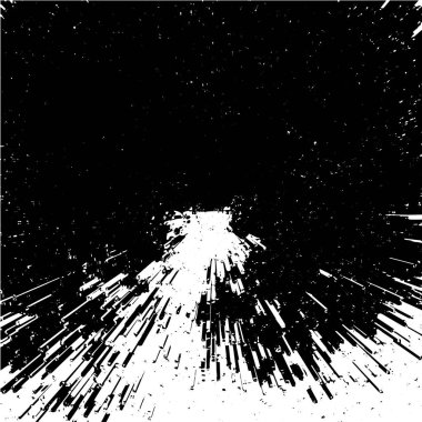 Siyah ve beyaz renklerde soyut grunge arkaplanı. vektör illüstrasyonu