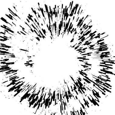 Siyah ve beyaz renklerde soyut grunge arkaplanı. vektör illüstrasyonu