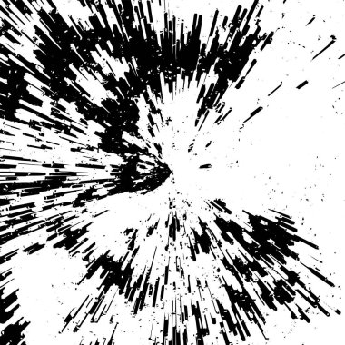 Siyah ve beyaz renklerde soyut grunge arkaplanı. vektör illüstrasyonu