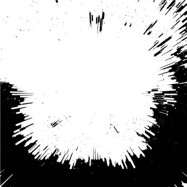 Siyah ve beyaz renklerde soyut grunge arkaplanı. vektör illüstrasyonu