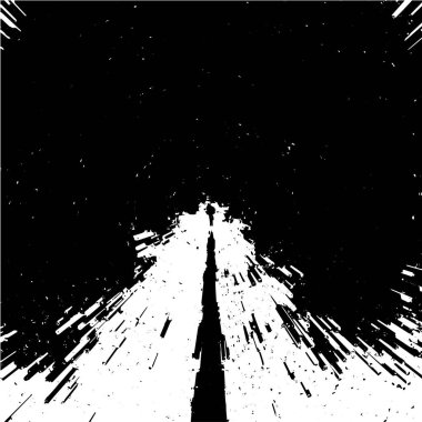 Siyah ve beyaz renklerde soyut grunge arkaplanı. vektör illüstrasyonu