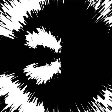 Siyah ve beyaz renklerde soyut grunge arkaplanı. vektör illüstrasyonu