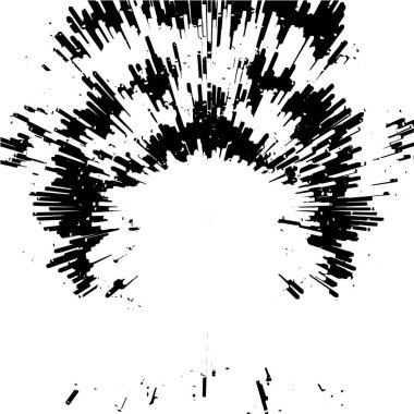 Siyah ve beyaz renklerde soyut grunge arkaplanı. vektör illüstrasyonu