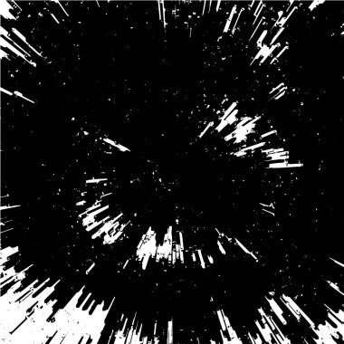 Siyah ve beyaz renklerde soyut grunge arkaplanı. vektör illüstrasyonu