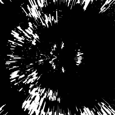 Siyah ve beyaz renklerde soyut grunge arkaplanı. vektör illüstrasyonu