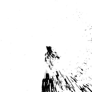 Siyah ve beyaz renklerde soyut grunge arkaplanı. vektör illüstrasyonu