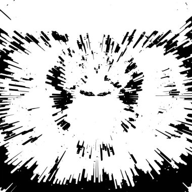 Siyah ve beyaz renklerde soyut grunge arkaplanı. vektör illüstrasyonu