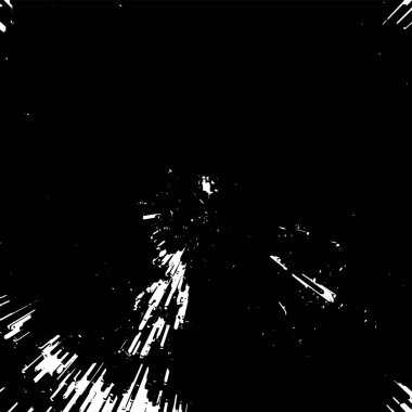 Siyah ve beyaz renklerde soyut grunge arkaplanı. vektör illüstrasyonu