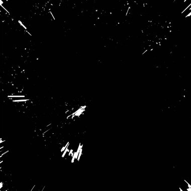 Grunge yarım ton siyah-beyaz doku arka planı. Soyut tek renkli illüstrasyon.