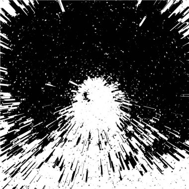 Soyut siyah ve beyaz grunge dokusu