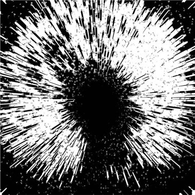 Grunge yarım ton siyah-beyaz doku arka planı. Soyut tek renkli illüstrasyon.