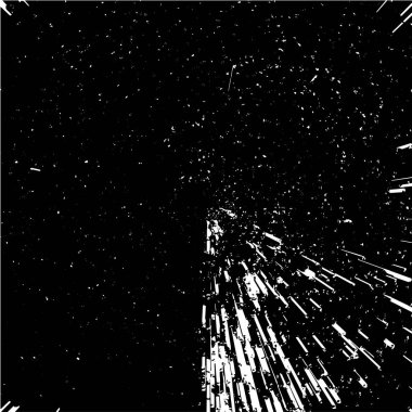 Grunge yarım ton siyah-beyaz doku arka planı. Soyut tek renkli illüstrasyon.