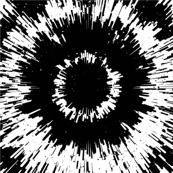 Grunge Demi Ton Noir Blanc Texture Fond Illustration Monochrome Abstraite — Image vectorielle