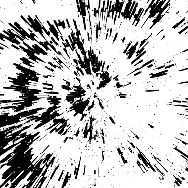 黑色和白色的抽象的发牢骚背景 矢量说明 — 图库矢量图片
