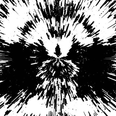 Soyut monokrom çizimi. Grunge siyah ve beyaz doku arkaplanı. 