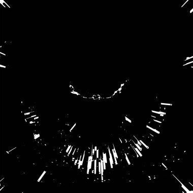 Soyut monokrom çizimi. Grunge siyah ve beyaz doku arkaplanı. 