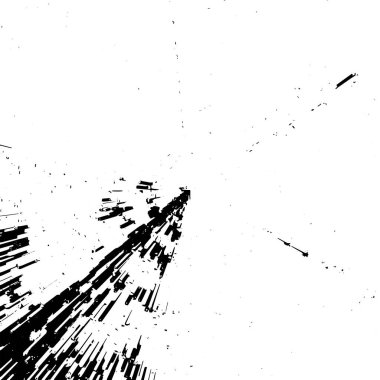 Grunge siyah beyaz desen. Tek renkli parçacıklar soyut doku.