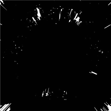 Soyut monokrom çizimi. Grunge yarım ton siyah beyaz doku arkaplanı. 