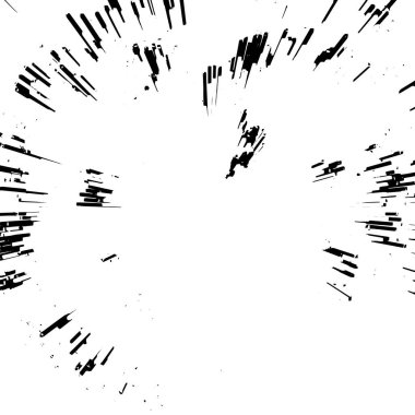 Siyah ve beyaz olarak retro soyut grunge deseni