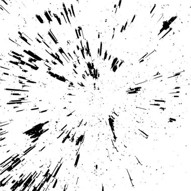 soyut grunge modern desen siyah ve beyaz renkli