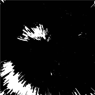 soyut grunge modern desen siyah ve beyaz renkli