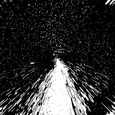 Monokrom elementlerle soyut desen. vektör illüstrasyonu