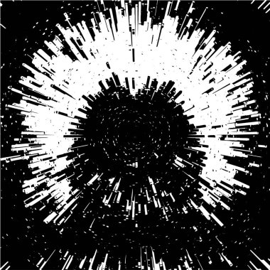 Siyah ve beyaz grunge desen arkaplanı soyut monokrom resimlemesi. . 