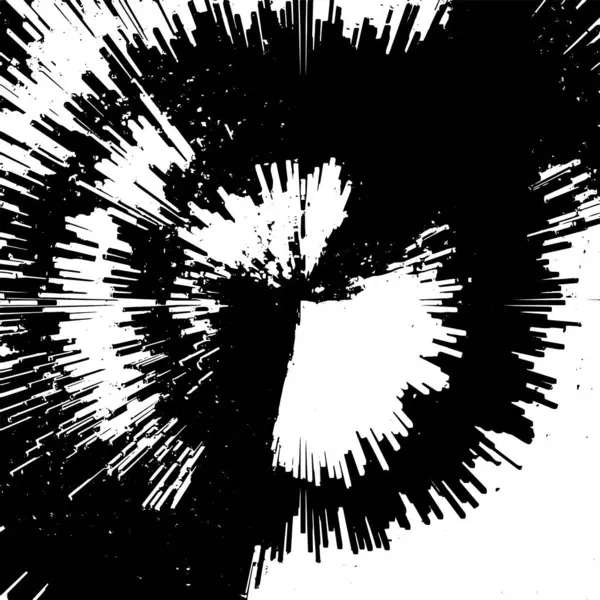 Grunge Patrón Blanco Negro Partículas Monocromáticas Textura Abstracta — Vector de stock