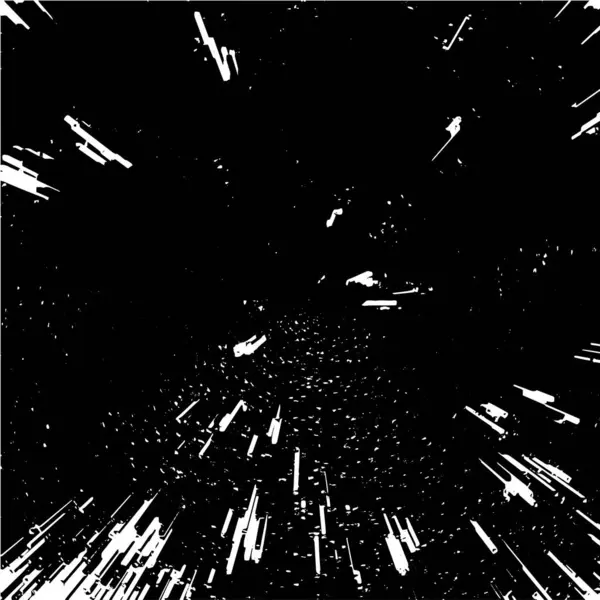 Retro Abstract Grunge Patroon Zwart Wit — Stockvector