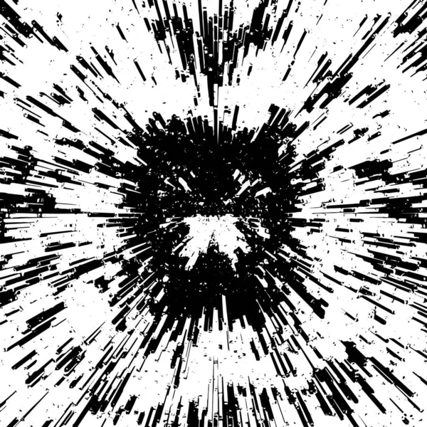 Schwarz Weiße Grunge Textur Hintergrund Abstrakte Monochrome Illustration — Stockvektor