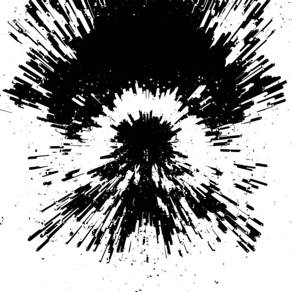 Zwart Wit Grunge Textuur Achtergrond Abstract Monochrome Illustratie — Stockvector