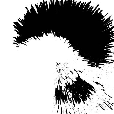 Grunge siyah beyaz desen. Tek renkli parçacıklar soyut doku. 