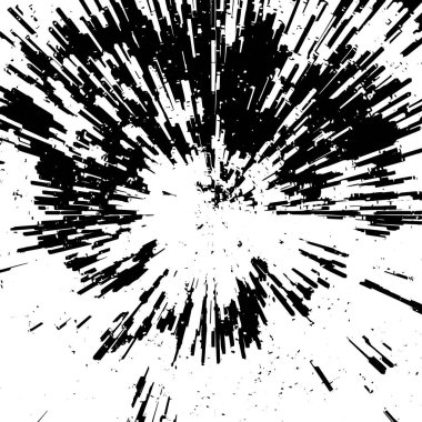 Grunge siyah beyaz desen. Tek renkli parçacıklar soyut doku.