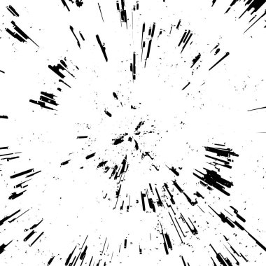 Grunge siyah beyaz desen. Tek renkli parçacıklar soyut doku.