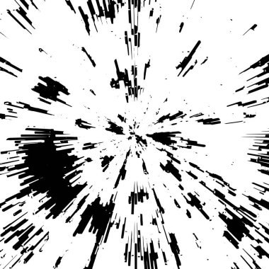 Sert siyah-beyaz doku vektörü. Derinden örtülmüş doku. Grunge 'un geçmişi. Vektör İllüstrasyonu.