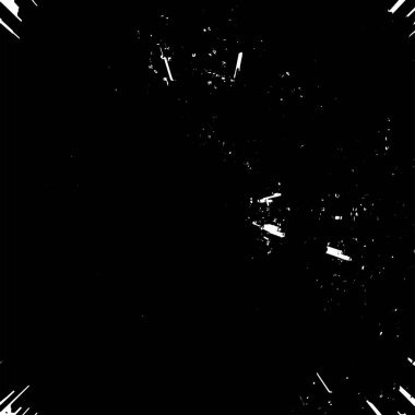 Grunge siyah beyaz desen. Tek renkli parçacıklar soyut doku. 