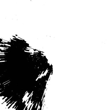 Grunge siyah beyaz desen. Tek renkli parçacıklar soyut doku.