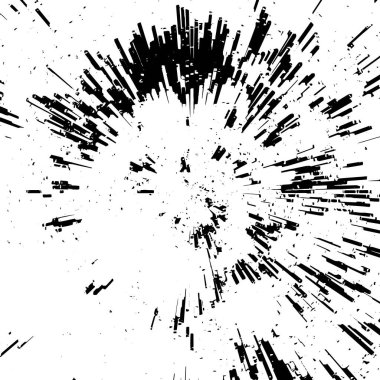 soyut patlama arkaplan vektörü siyah ve beyaz