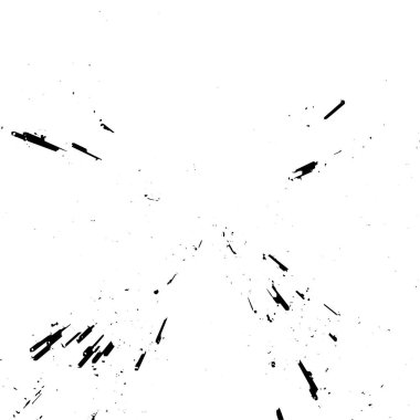 Dairesel yıldız patlaması dokusu. Sıkıntılı, dengesiz bir arkaplan. Soyut vektör çizimi. İlginç bir etki ve derinlik yaratmak için üst üste koy. Beyaz arkaplanda izole.