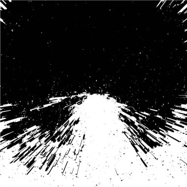 Dairesel yıldız patlaması dokusu. Sıkıntılı, dengesiz bir arkaplan. Soyut vektör çizimi. İlginç bir etki ve derinlik yaratmak için üst üste koy. Beyaz arkaplanda izole.