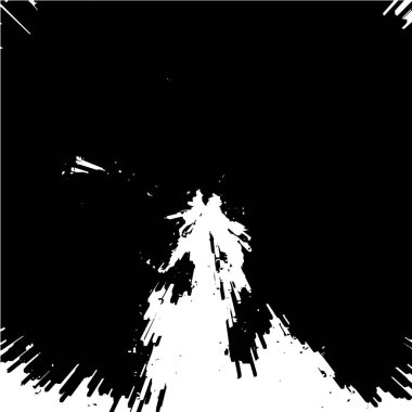 Grunge black and white pattern. Monochrome particles abstract texture. Background of cracks, scuffs, chips, stains, ink spots, lines. Dark design background surface. Gray printing element