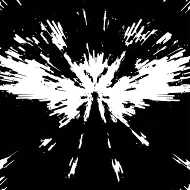 Sert siyah-beyaz doku vektörü. Derinden örtülmüş doku. Grunge 'un geçmişi. Soyut doku etkisi. Vektör İllüstrasyonu. Beyaz arka planda siyah izole edilmiş. EPS10.