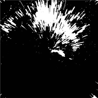 Sert siyah-beyaz doku vektörü. Derinden örtülmüş doku. Grunge 'un geçmişi. Soyut doku etkisi. Vektör İllüstrasyonu. Beyaz arka planda siyah izole edilmiş. EPS10.