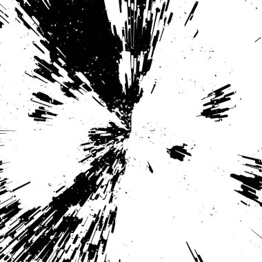 Sert siyah-beyaz doku vektörü. Derinden örtülmüş doku. Grunge 'un geçmişi. Soyut doku etkisi. Vektör İllüstrasyonu. Beyaz arka planda siyah izole edilmiş. EPS10.